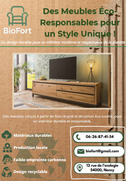 Flyer de l'entreprise